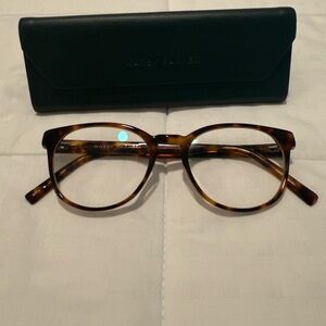 Warby Parker Whalen Brown Tortoise Eyeglasses
